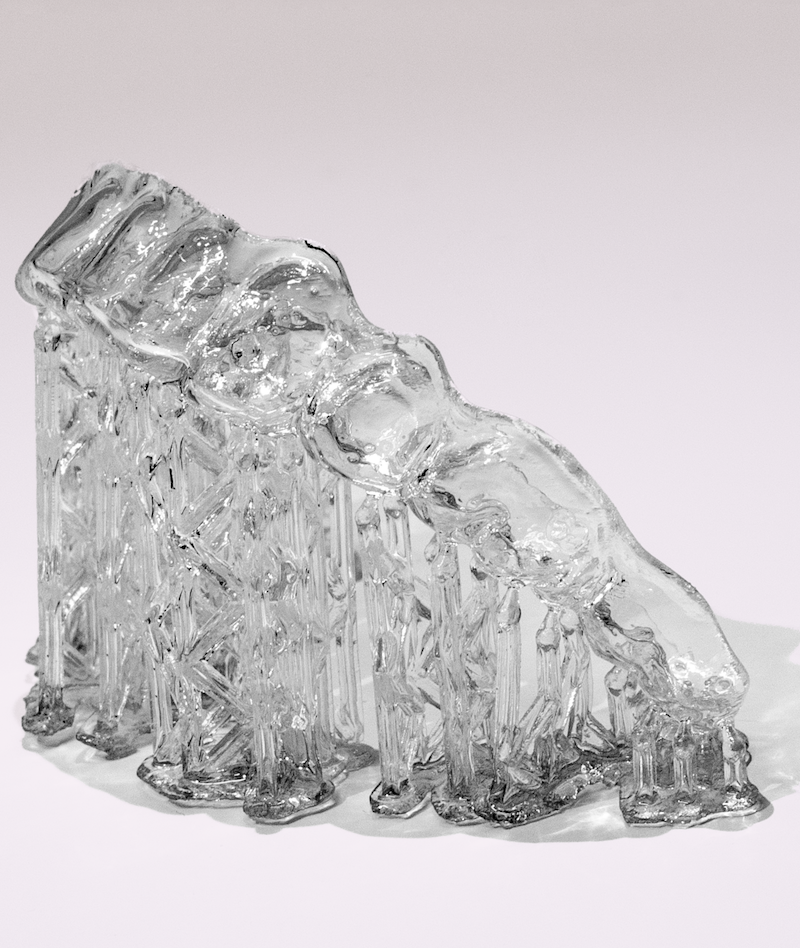 Dentist using 3D software on tablet